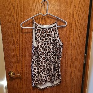 Leopard Print Women's Top
